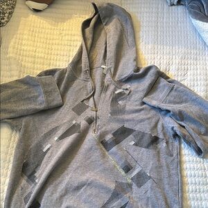 Calvin Klein Gray Pullover Hoodie Sweatshirt